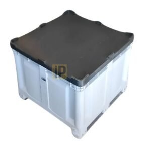 Tapa Reforzada Apilable usada para Bins Plastico 805 litros