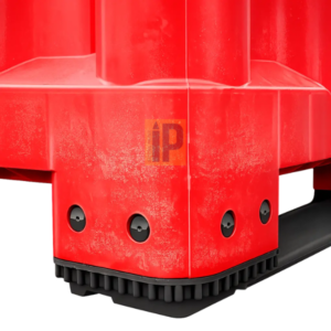 Bins Plastico Industrial Cerrado 857 litros Rojo