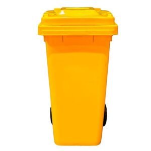 Basurero 120 litros Amarillo