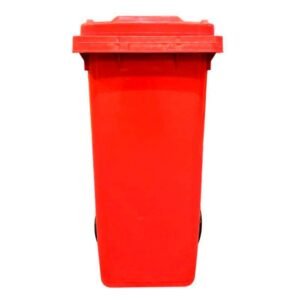 Basurero 120 litros Rojo