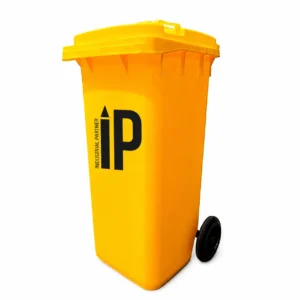 Basurero 120 litros Amarillo