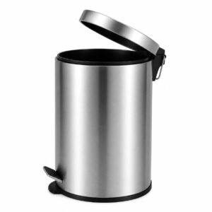 Basurero Acero Inoxidable capacidad 8 litros